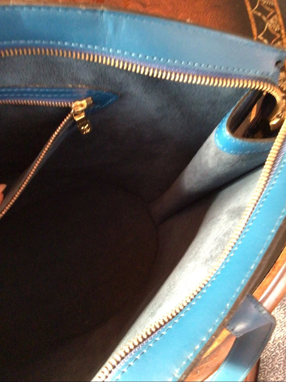 Louis Vuitton St Jacques Blue Tote Bag